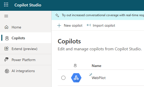 Copilots in Copilot Studio