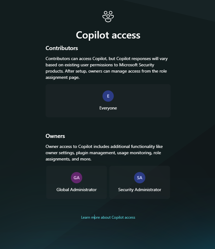 Step 6 - Roles & Access
